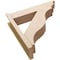 Ekena Millwork 8-in W x 34-in D x 34-in H Funston Trad Rough Cedar Woodgrain TimberThane Outlooker, Primed Tan OUTUR080X34X34FST04RCPR - alternate 6
